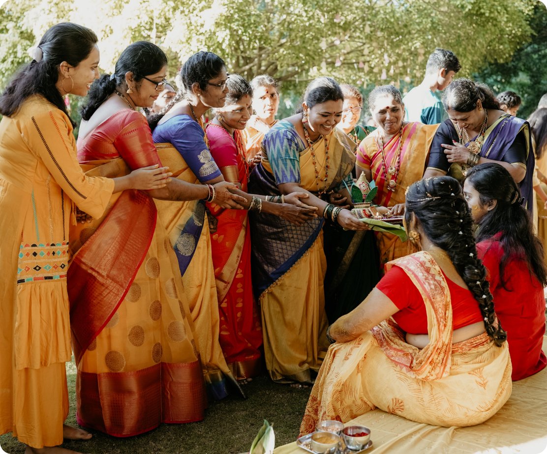 Guests celebrating together